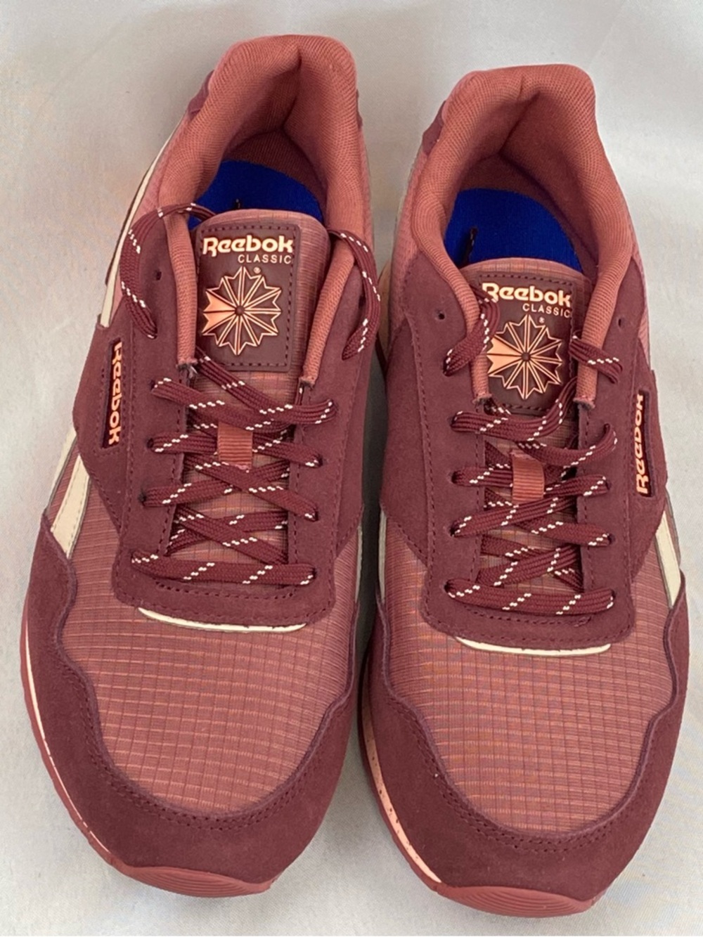Reebok Classic Suede Leather & Fabric Lace-up Rose Buff  Harmon TL Sneakers NWOT - Picture 9 of 10